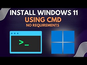 How To Install Windows 11 Using CMD - NO Requirements - Bypass Windows 11 [2025]
