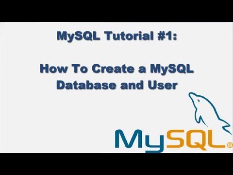 MySQL Tutorial #1 - How to Create a MySQL Database, User and Grant Permissions