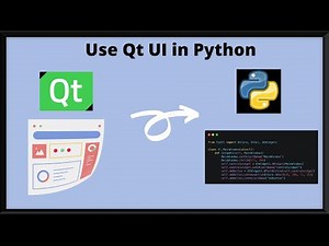 How to use UI from Qt in Python? Quick Tutorial | PyQt | Qt Designer | Create native UI for Python