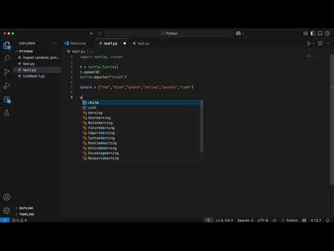 Random Walk Art in Python Turtle 🎨