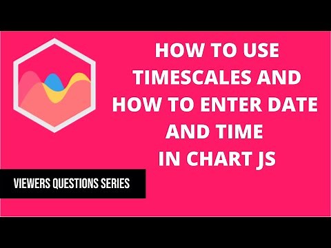 How to use timescales and how to enter dates and time in Chart JS