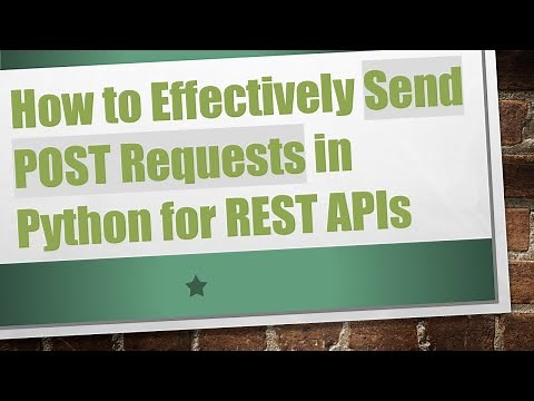 How to Effectively Send POST Requests in Python for REST APIs