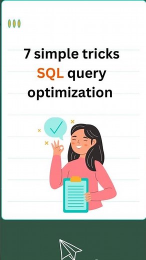 7 SQL Tricks to Instantly Speed Up Your Queries, #sqlforbeginners #sql#shorts