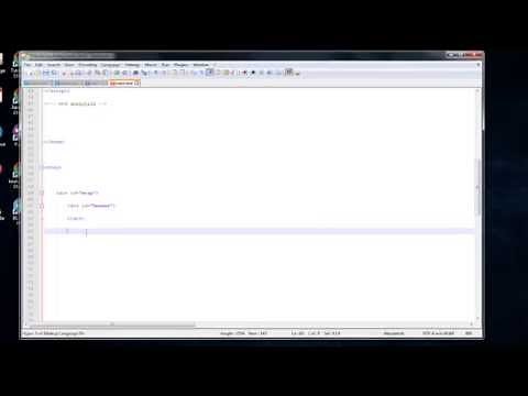 Notepad++ auto complete html tags