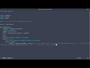 Attacking our web application | Blind SQL Injection using Python | SQL Injection Lab Part 5
