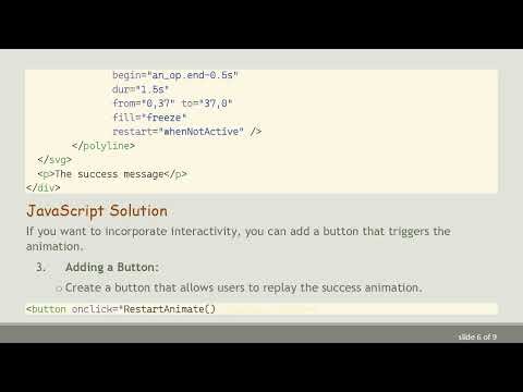 How to Create a Successful SVG Animation Message Using JavaScript