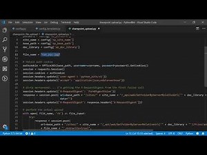 Python Bite - upload file to Sharepoint Online with Python
