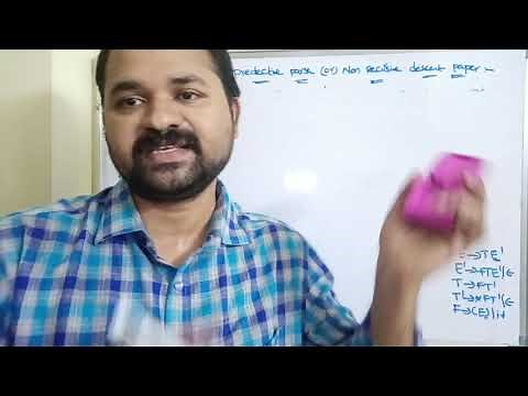 LL(1) parser|predictive parser|non recursive predictive parsing