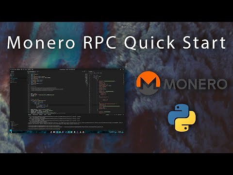 Monero Wallet RPC Quickstart (Python)