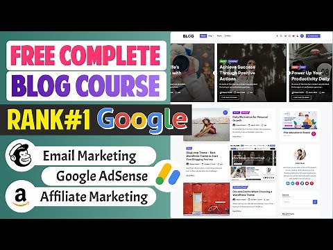 Start a Blog in 2025 | Blogging for Beginners | Blogging Course 2025