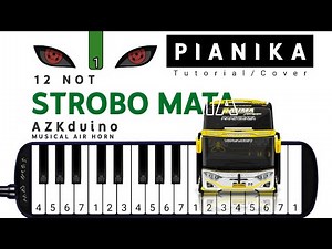 Pianika Telolet Basuri *STROBO MATA* Modul AZKduino - Tutorial Pianika