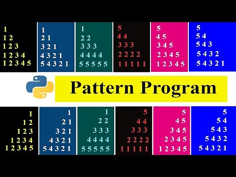 Number Pattern | Part 1 | Python Pattern Programs