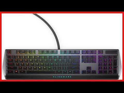 Alienware Low Profile RGB Gaming Keyboard AW510K Alienfx Per Key RGB LED