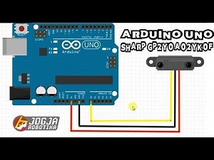 ARDUINO PROJECT -Tutorial Program Sensor Jarak / Proximity Sharp GP2Y0A02YK0F Arduino UNO