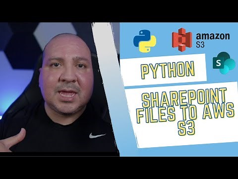 Python SharePoint files to AWS S3