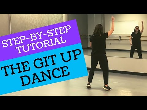 "THE GIT UP" DANCE | Blanco Brown (BEGINNER DANCE TUTORIAL) Back-view, Step-by-Step, and Easy!