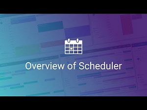 JavaScript Scheduler Overview - Webix