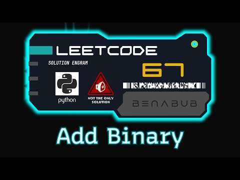 Add Binary — LeetCode #67 | Python Algorithm Visualization