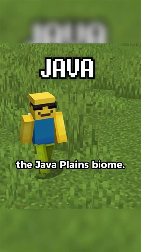 Java vs Bedrock Minecraft grass.