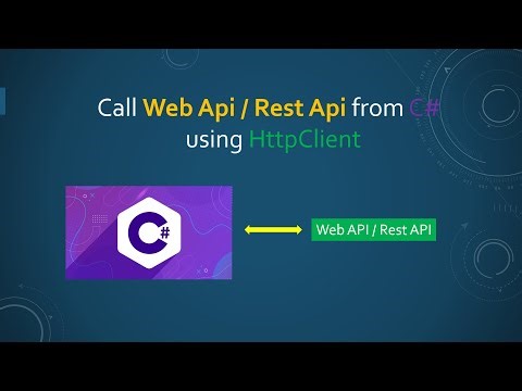 How to call Web API / REST API with C#