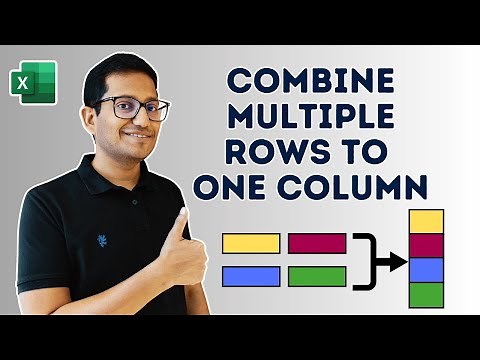 Combine Multiple Rows into One Column in Excel (3 Easy Ways)