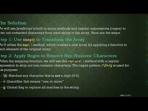 How to Extract an Array of Only Numbers from a String Array