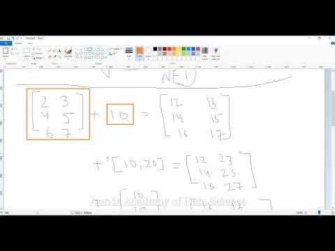 Broadcasting in Numpy