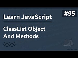 Learn JavaScript In Arabic 2021 - #095 - Class List Object And Methods