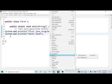 Create your first Java Project on Eclipse | How do I create a new Java class in Eclipse?