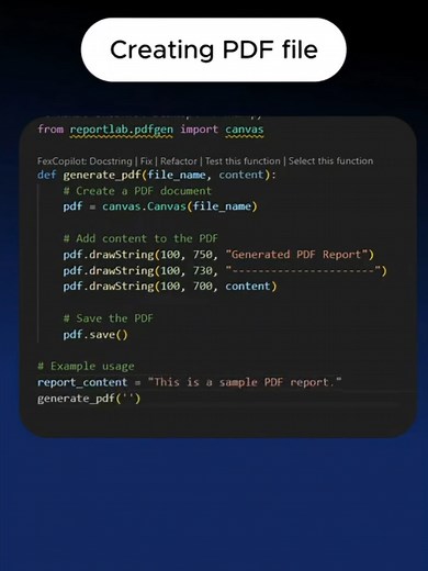 Creating PDF Files Using Python Programming