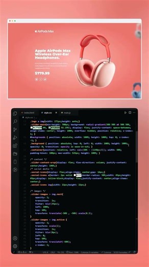 Most Satisfying Web Design Ever? 🫣 | Responsive #css #html