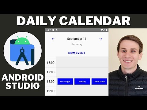 Daily Calendar View Android Studio Tutorial