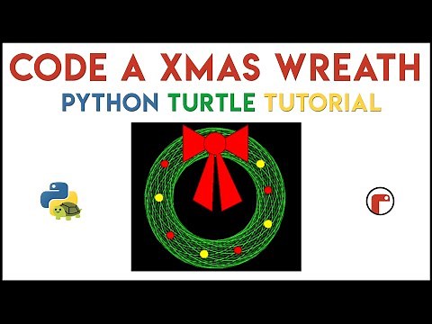 Python Turtle - Code a Christmas Wreath