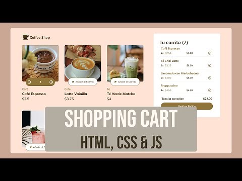 🛒 Realiza este CARRITO DE COMPRAS utilizando HTML, CSS y JAVASCRIPT | Tutorial Paso a Paso 🛒