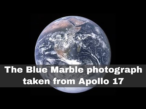 7th December 1972: The Blue Marble photograph taken of the whole Earth