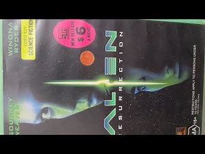 Opening & Closing to Alien Resurrection Vhs 1997