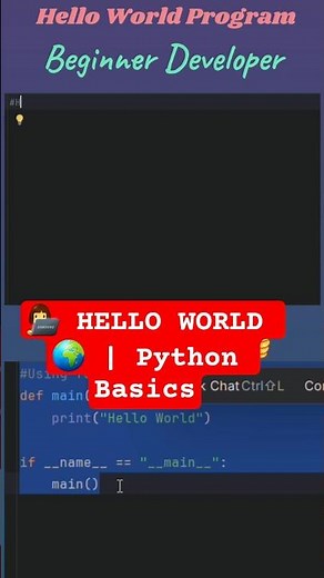Hello World in Python | Beginner’s First Program