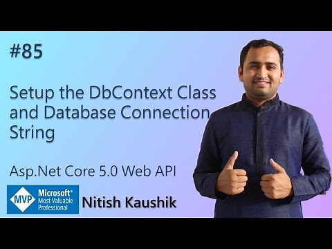Setup the DbContext Class and Database Connection String | ASP.NET Core 5.0 Web API Tutorial