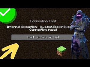 minecraft connection lost internal exception java.net.socketexception connection reset fix