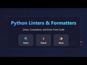 Clean Code: Python Linters & Formatters Tutorial for Beginners ✨