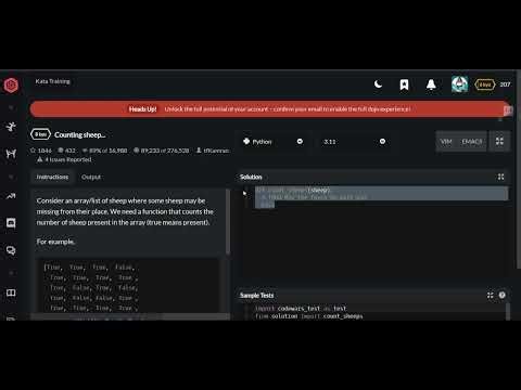 Codewars | Counting sheep | Python 8 kyu