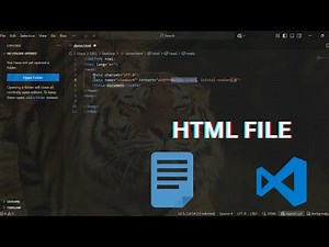How To Create HTML File In Vs Code