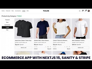 Build an Ecommerce Website with Next.js 15, TailwindCSS, Stripe, & Sanity | Full Tutorial