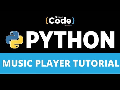 Python Music Player Tutorial | Python MP3 Player Tutorial | Python Projects | SimpliCode