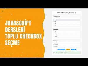 Javascript Lessons Bulk Checkbox Selection