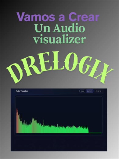 Vamos a subir el nivel creamos un Audio Visualizer real con p5.js p5.sound usando un mp3. Dos modos: Spectrum (frecuencias) y Waveform (onda en el tiempo). Proyecto perfecto para aprender FFT y hacer visuales tipo música en tiempo real. #javascript #p5 #creativecoding #audiovisualizer #webdevelopment #frontend#programacion#coding #fft