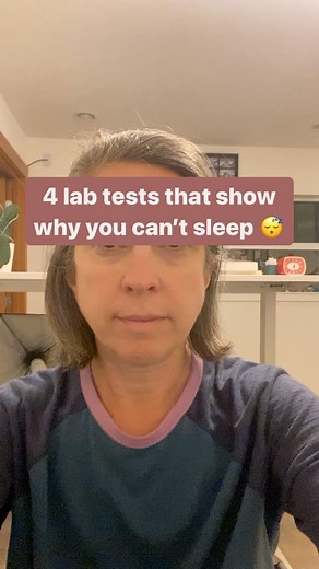 I use these 4 lab tests to find why my clients can’t sleep! I do all 4 at one because there’s always more than one thing causing insomnia. And because I don’t want to miss a critical piece of the puzzle. If you only look at gut health for example, but you also have heavy metals or hormone imbalance, you aren’t going to get better! Have you done any lab testing to find out why you can’t sleep? | The Sleep Detective