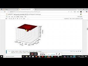 SIMPEG - 3 Running first script (grav forward model)