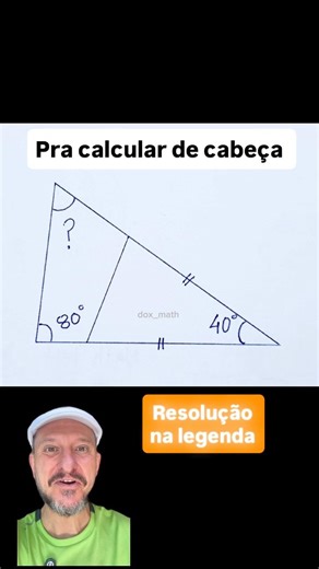 Você consegue calcular esse ângulo?