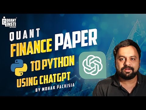 From Research Paper to Python Code | Quant Trading Strategy Analysis with ChatGPT